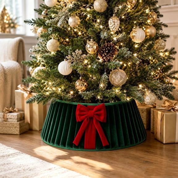 Christmas Tree Collar Tree Bottom Skirt Panel Suitable for Christmas Surrounding Feeling Decoration