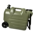 thumbnail image 2 of figatia Camping Water Bottle Multi Purpose Wheels Water Tank for Car Driving Outdoor Green, 2 of 8