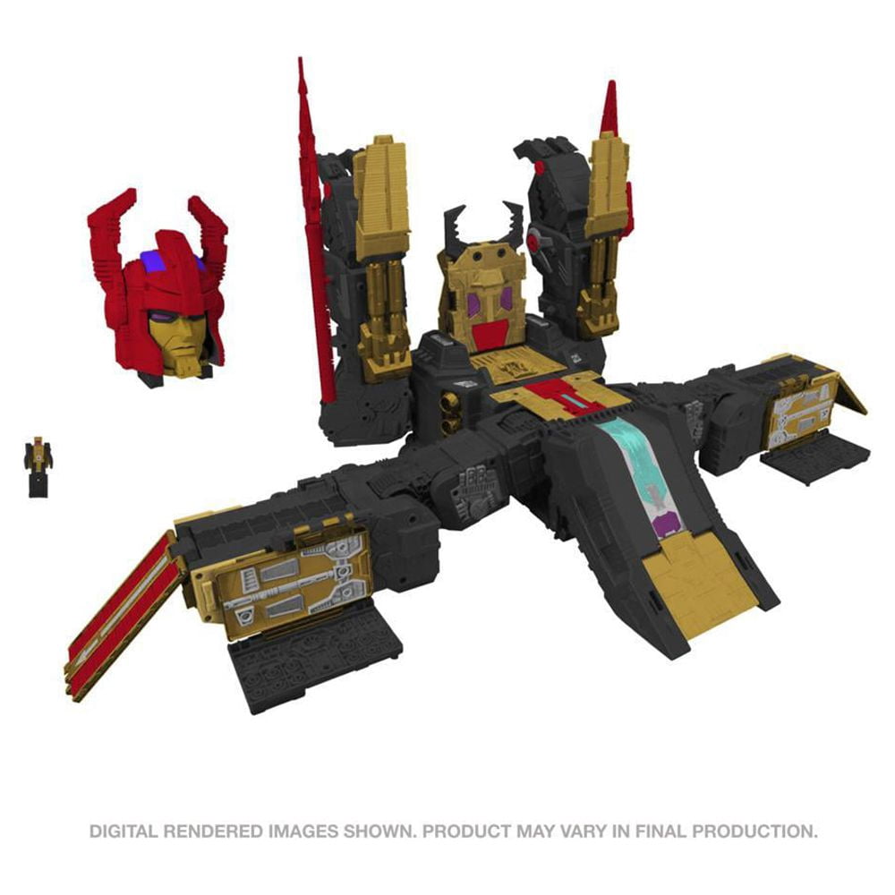Transformers Generations Selects Black Zarak, Legacy Titan Class Collector Figure, 21-inch