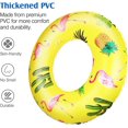 thumbnail image 3 of Swim Rings With Glitter, Inflatable Pool Float Swimming Pool Float Tube Round Shaped Swimming Tube Water Fun Beach Pool Toys For Summer Party For Kids, 3 of 4