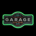 thumbnail image 3 of 17.25" Battery Operated USB Neon Style LED Lighted Daddy's Garage Wall Sign, 3 of 3