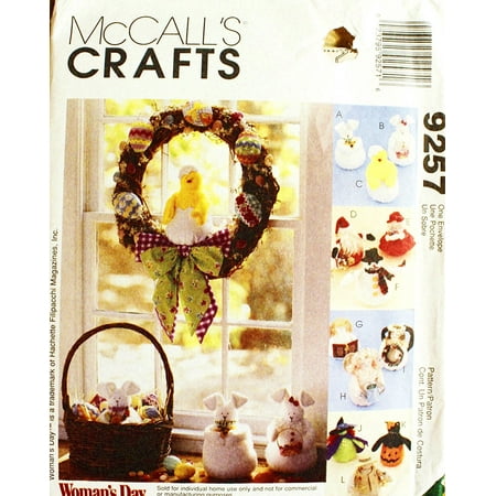 McCall's 60 Crafts Sewing Pattern Bunny Chick Santa Mrs Claus Enchanting Mccalls Craft Patterns McCall's 60 Crafts Sewing Pattern Bunny Chick Santa Mrs Claus Enchanting Mccalls Craft Patterns