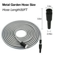 thumbnail image 2 of SEBLAFF Flexible Lightweight 304 Stainless Steel Garden Hose,Lightweight Metal Water Hoses with Nozzle for Portable, 2 of 9