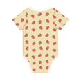 thumbnail image 5 of Balery Strawberries Pattern Baby Climbing Clothes Infant Bodysuit Cute Infant Bodysuit Baby Romper-12 Months, 5 of 7
