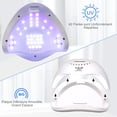 thumbnail image 3 of Lámpara de uñas de gel UV, secador de uñas LED UV de 168 W con 4 temporizadores (10/30/60/99 segundos) y sensor automático para todos los geles, 3 of 5