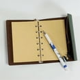 thumbnail image 5 of Refillable Leather Journal Notebook, Embossed Daily Planner with Blank Pages and Retro Pendants, Travel Diary for Writing and Gift, 5 of 9