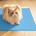 thumbnail image 7 of Dog Cooling Mat, Pet Cooling Mat, Cooling Mat for Dogs, Dog Cooling Mat Indoor, Sky Blue Medium 50 by 40Cm Cooling Pad for Dogs, 7 of 7