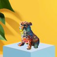thumbnail image 1 of Novedad, pintura decorativa, estatua de de resina, escultura tística de perro, , oficina, sala de , B, estantería, decoración Los 24x17x23CM Colco estatuilla de animales, 1 of 8