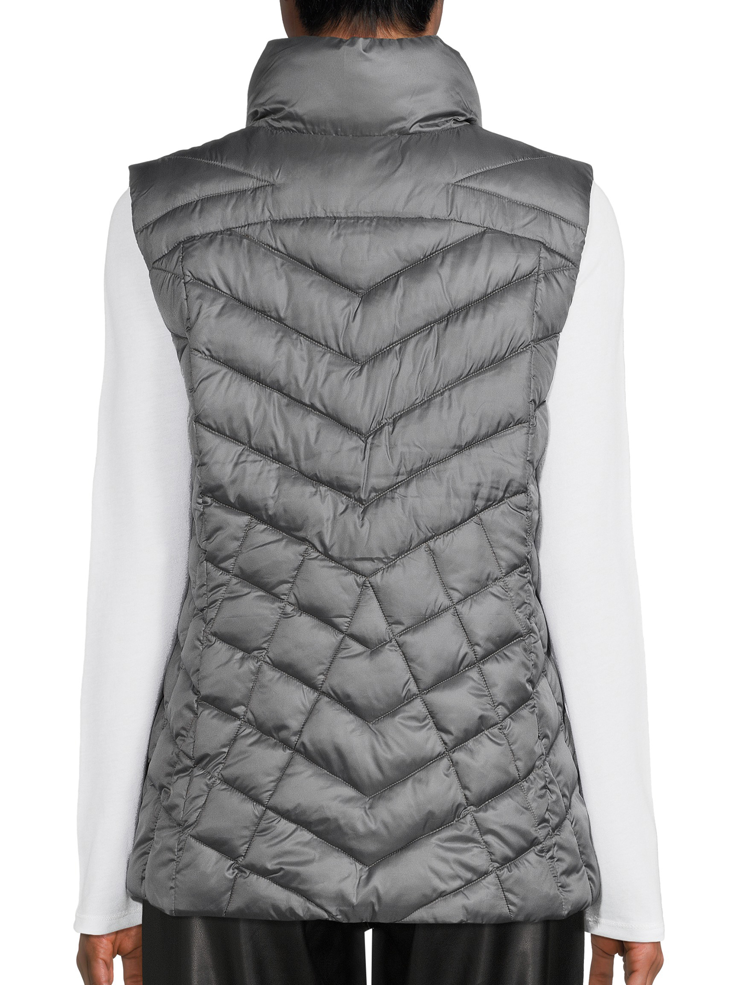 Big Chill Women's Chevron Quilted Puffer Vest - image 3 of 5
