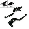 thumbnail image 1 of Adjustable Folding Extendable Brake Clutch Levers For Kawasaki ZX ZZR ZXR Black, 1 of 2