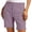 Light Purple, variant on Yifymode Women's High Waist Stretch Bermuda Shorts Knee Length Straight Leg Twill Shorts for Golf Hiking & Sports,Sky Blue L