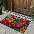 thumbnail image 6 of Boho Floral Door Mat for Entryway, Washable Non Slip Entry Way Rug Decorative Doormat for Outdoor Indoor Home Entrance, 6 of 9