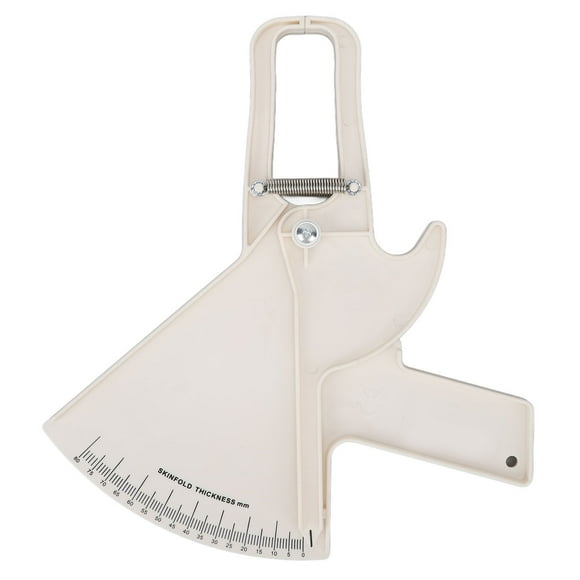 Body Fat Caliper Professional Double Spring Body Measurement Tape for Measurement White ZFC05