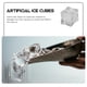 thumbnail image 5 of 20 cubitos de hielo falsos transparentes de plástico realistas, cuadrados y transparentes, ideales para decoración de bares y accesorios de fotografía, 5 of 8