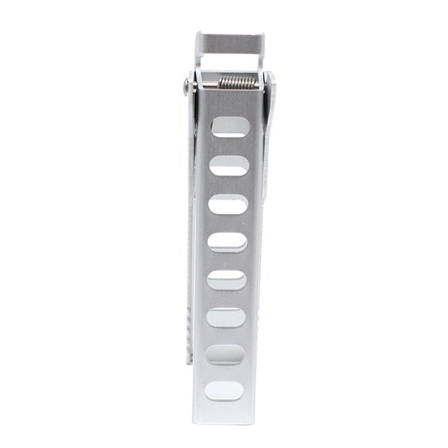 Sonducket Anti-escaldado Olla Sartén Pinza Utensilios para hornear Mango Clip Soporte Aleación de aluminio Picnic Utensilios de cocina Cocina Kits de desorden para acampar