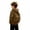 Brown, variant on Novelty Zip Up Hoodie for Boys Girls Hoodie Jacket with Backpack Casual Sweatshirt Solid Color Unisex Hooded Jacket 2026 Back to School Outfits(White,5-6)