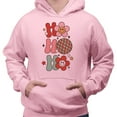 thumbnail image 2 of Daisy Ho Ho Ho Hoodie Sweatshirt Unisex 4X-Large Pink, 2 of 5