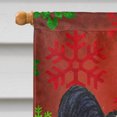 thumbnail image 3 of Carolines Treasures SS4712-FLAG-PARENT Papillon Red and Green Snowflakes Holiday Christmas Flag  multicolor, 3 of 4
