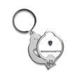 thumbnail image 1 of Massachusetts Flag Profile Finger Nail Clippers Scissor Stainless Steel Cutter, 1 of 3