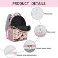 thumbnail image 4 of Waterproof School Backpack with Horse & Flower Print - Ergonomic Student Backpack for Teens, Lightweight Durable Bookbag with Spinal Support & Breathable Straps, 4 of 5