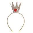 thumbnail image 1 of Diadema con corona de reina de corazones de mirto morado, corona pequeña dorada para mujer, disfraz para adultos, fiesta de cosplay de Halloween, solo lavado a mano, unisex, 1 of 5