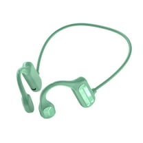 Nkmbld Noise Cancelling Headphones Wireless Bluetooth Headset Bone-Conduction Headphones Bluetooth.2 Wireless Earbuds Outdoor Sport Headset Business Headset, Green