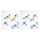 thumbnail image 1 of Bewildely 5pcs Garden Dragonfly Decor Model Props Prop Artware Sculpture Craft Stake Insect Decoration Gardening Home Insects Simulation Como se muestra 2piezas Bewildely CBP484100, 1 of 5