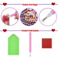 thumbnail image 3 of Cuadros Decorativos 5D bricolaje taladro redondo completo diamante pintura noche estrellada Kit hogar decoración arte artesanía Wdftyju de costura negro 4 estilos, 3 of 5