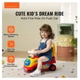 thumbnail image 2 of Toddler Ride On Car, Ages 1-3, Push Racer for Boys Girls, Sit to Stand Ride On Toy with Music, Horn & Storage, 2 of 7