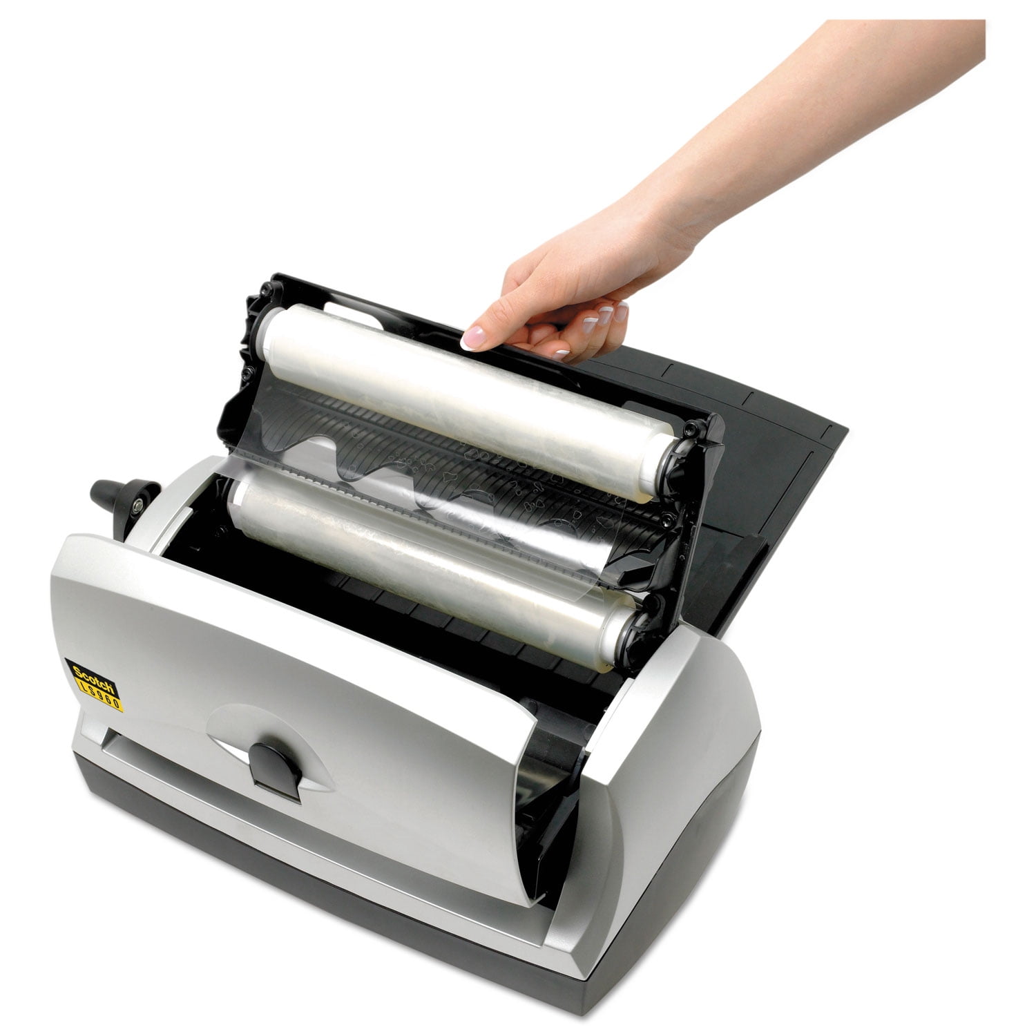 Scotch, MMMLS960, Heat-Free Laminating Machine, 1, Black,Silver