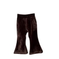 thumbnail image 2 of AherBiu Child Baby Girls Clothes Cotton Elastic Waisted Flared Pants Fall Winter Causal Solid Color Cute Trousers, 2 of 3