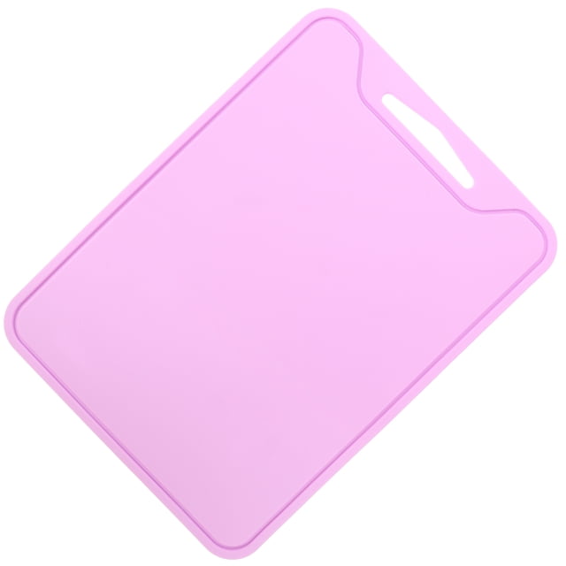 IFANLANDOR Tabla Para Cortar Flexible De Silicona Morada Para Verduras Y Carnes En Cocina