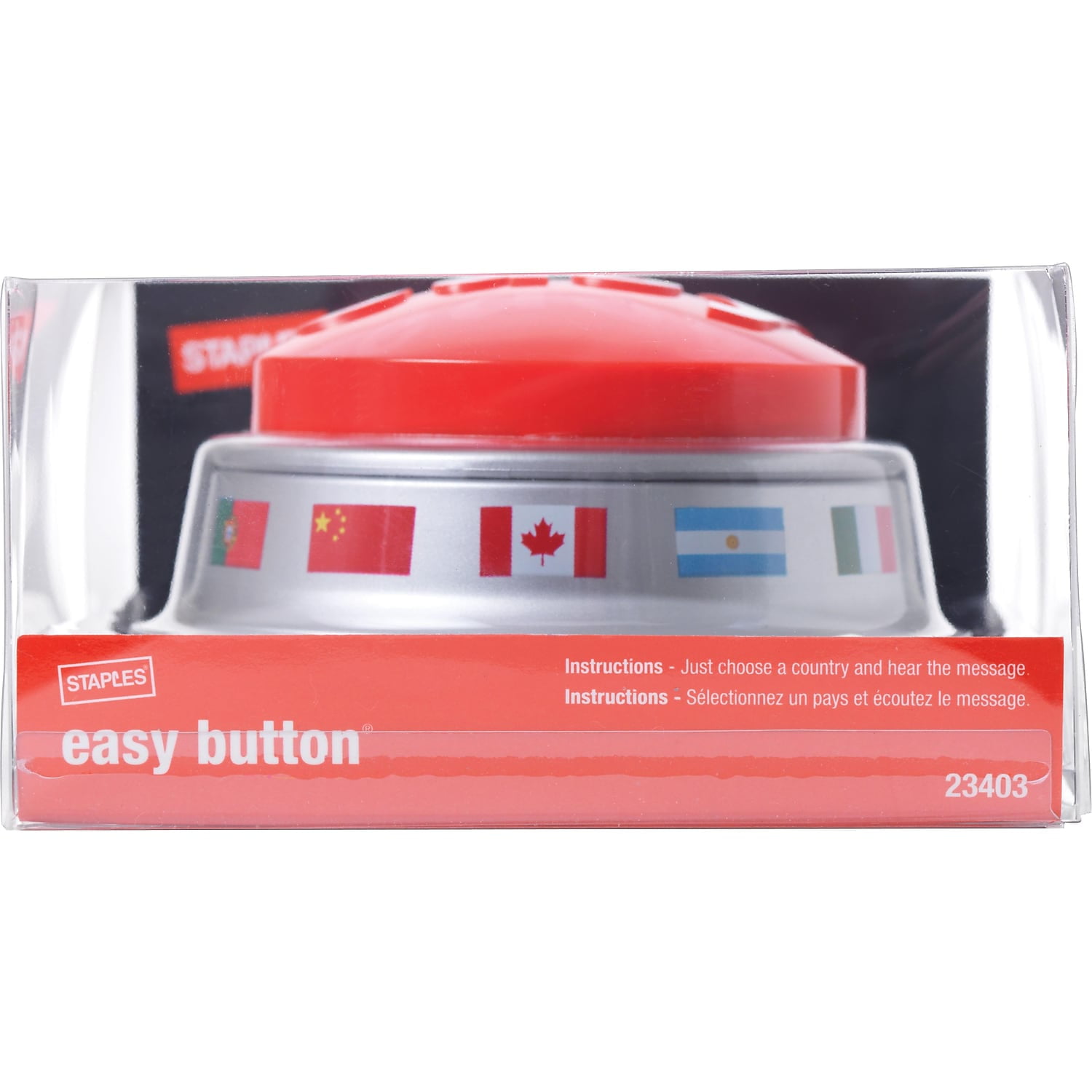 Easy Button Red Provided by Staples Office Supply for Teachers That Was Easy