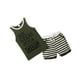 thumbnail image 3 of Qarigey Yinyinxull bebé niños 2 uds conjuntos sin mangas verano camisetas sin mangas pantalones cortos conjuntos de ropa gris 2-3 años conjuntos de ropa Verde 90cm Qarigey AP002834-08, 3 of 6