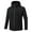 Black, variant on BADHUB Men's Lightweigt Rain Jacket Big and Tall Water Resistant Softshell Jacket Mesh Lined Windproof Rain Coat Solid Outdoor Hiking Windbreaker Holiday Deals
