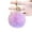 Light purple, variant on Fuzzy Rabbit Hair Ball Keychain 8cm Metal Ring Multi Color Bag Charm Decoration