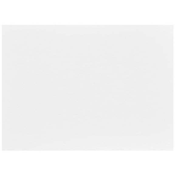 JAM Paper Flat Note Cards, 5 1/8 x 7, White, 50/Pack