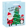 thumbnail image 4 of American Greetings Small Christmas Gift Bags for Kids, Animals and Santa (5 Bags), 4 of 12