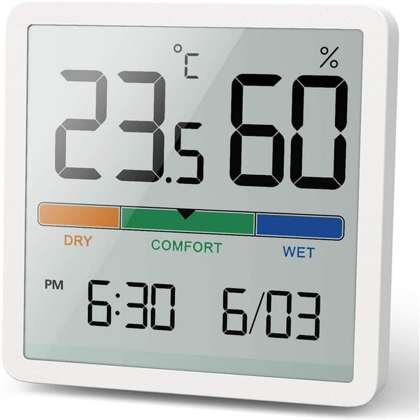 Hygromètre Thermomètre d'intérieur, thermomètre numérique de
