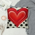 thumbnail image 2 of COMIO  Valentines Day Pillow Covers Valentines Day Decor Polka dot Red Love Heart Truck Hello Valentine Pillows Decorative Throw Pillows Valentines Day Decorations, 2 of 5