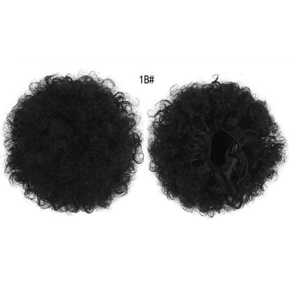 TopLLC Wigs Synthetic Curly Ponytail Extension Drawstring Ponytail Puff Wig A Hair extension