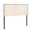thumbnail image 3 of Hawthorne Collections Fabric Upholstered King Panel Headboard in Ivory, 3 of 6
