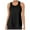 Black, variant on Women Workout Tops, Athletic Sports Running Tank, Mesh Yoga Training Solid Tops Baseball Tank Tops for Women White S