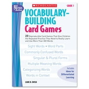 Scholastic Vocabulary Building Card Games, Grade One, 80 pages