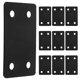 thumbnail image 2 of Placas de reparación de muebles, soportes rectos de acero inoxidable, placas de reparación de soportes de Metal planos, 10 Uds., 2 of 6