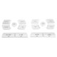 thumbnail image 2 of 14Pcs Air Condition Button Cover Trim AC Control Stickers Fit for Jaguar XF 2012?2015, 2 of 4