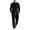 Black, variant on TQWQT Mens Plain Sweatsuit Gym Tracksuit Sets Long Sleeve Matching Sweatsuit Workout Solid Color Hoodie with Jogger Pants Solid Matching Sweatsuit Set Khaki 3XLL