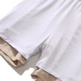 thumbnail image 4 of Men's Beach Shorts - Double Layer Swim Shorts, Embarrassment - Proof for Casual Sports, 4 of 7