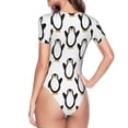 thumbnail image 4 of Naloa Lovely Penguin Women's Short-Sleeved Onesie, One-Piece Swimsuit for Parties, dates, clubs - X-Large, 4 of 9