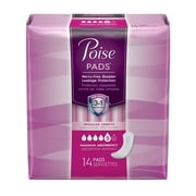 Poise Daily Incontinence Panty Liners, Very Light Absorbency, Long, 176